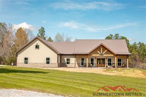 summertown metal polebarn houses price|barndominium summertown metal.